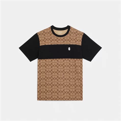 coach t-shirt original|coach outlet men's shirts.